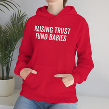 Load image into Gallery viewer, Raising Trust Fund Babies - Unisex Heavy Blend™ Hooded Sweatshirt - Professional Hoodrat
