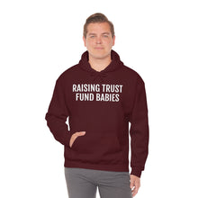 Load image into Gallery viewer, Raising Trust Fund Babies - Unisex Heavy Blend™ Hooded Sweatshirt - Professional Hoodrat
