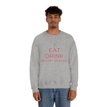 Load image into Gallery viewer, Eat, Drink, Mind My Business - Unisex Heavy Blend™ Crewneck Sweatshirt - Professional Hoodrat
