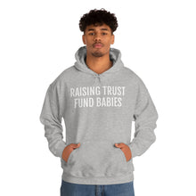 Load image into Gallery viewer, Raising Trust Fund Babies - Unisex Heavy Blend™ Hooded Sweatshirt - Professional Hoodrat
