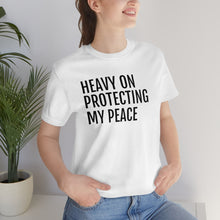 Load image into Gallery viewer, Protecting my Peace - Unisex Jersey Short Sleeve Tee - Professional Hoodrat
