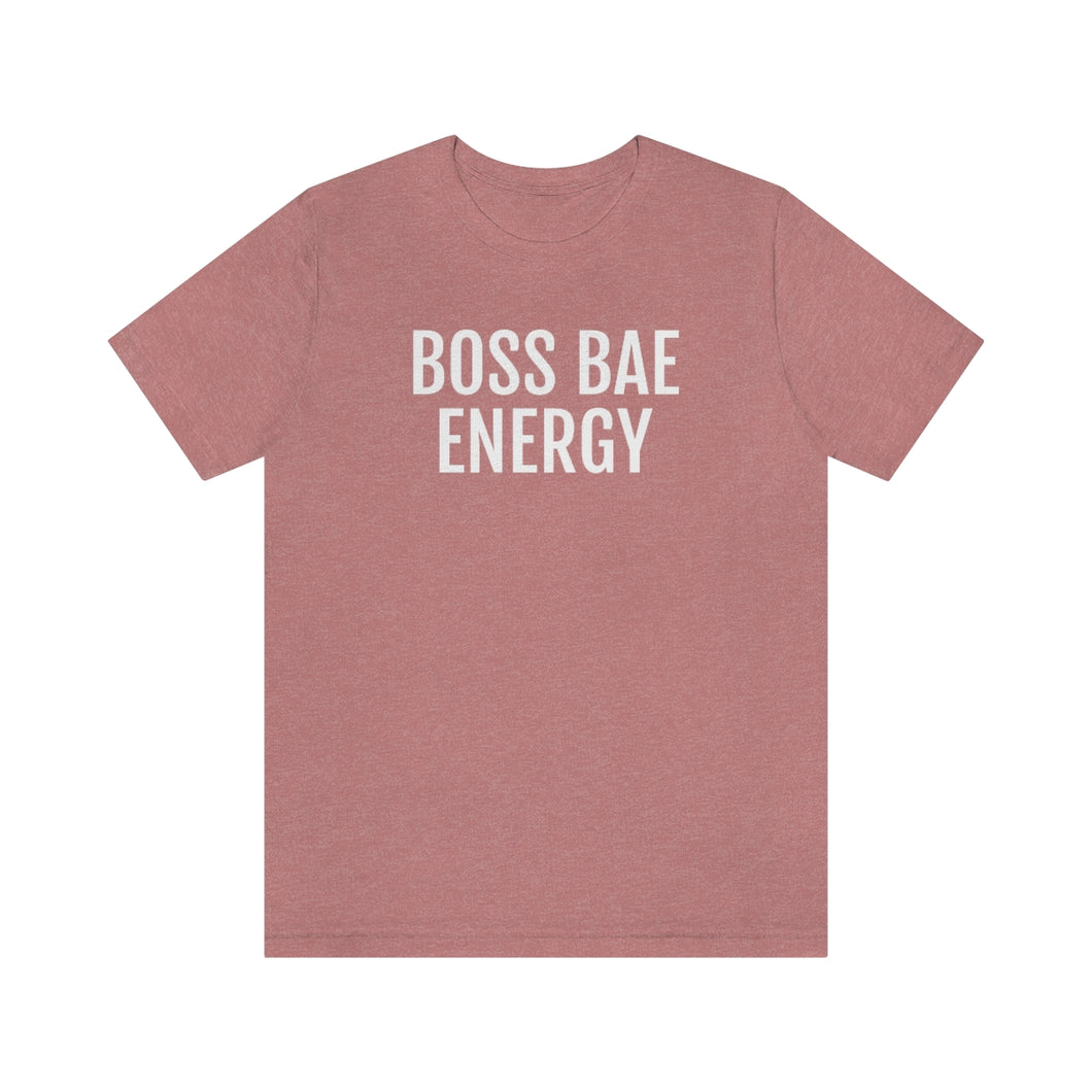 Boss Bae Energy - Unisex Jersey Short Sleeve Tee