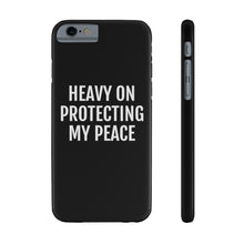 Load image into Gallery viewer, Protecting my Peace - Case Mate Slim Phone Cases - Professional Hoodrat
