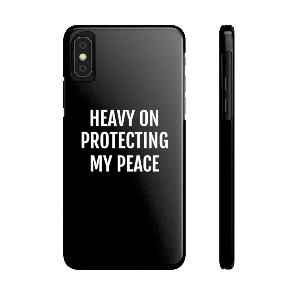 Protecting my Peace - Case Mate Slim Phone Cases - Professional Hoodrat