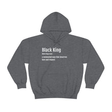 Load image into Gallery viewer, Black King - Unisex Heavy Blend™ Hooded Sweatshirt - Professional Hoodrat
