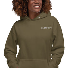 Load image into Gallery viewer, Wealth Building (White Embroidery) - Unisex Hoodie - Professional Hoodrat
